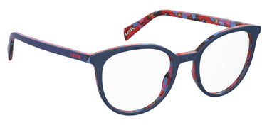 Premium Women Levi's Model Eyeglasses: LV 1019 - Blue(2)- SpecSMART Eye Clinic (Diagonal View)